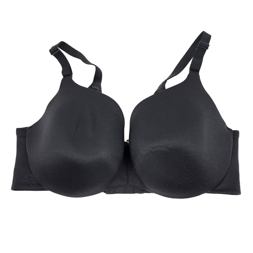 Cacique Black Underwire Full Coverage Lightly Lined Balconette Bra Size 38DDD